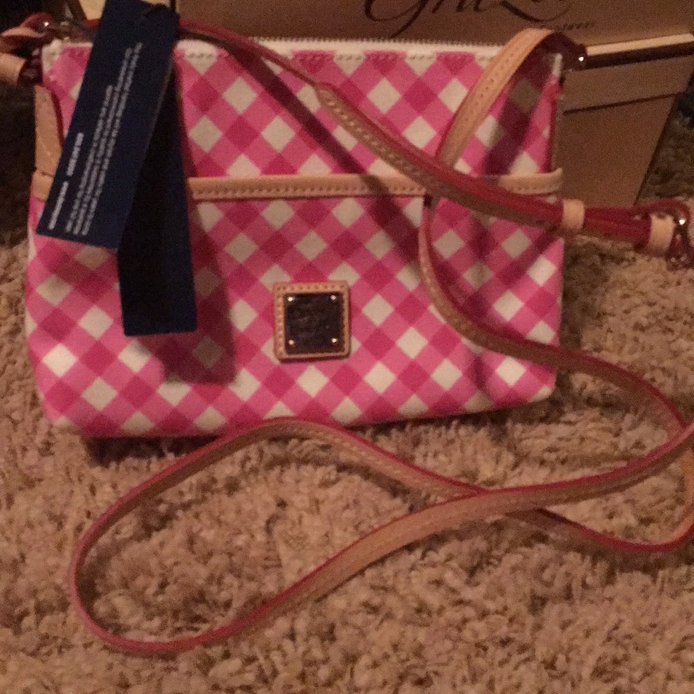 NWT DOONEY & BOURKE crossbody purse bag gingham - Picture 8 of 8